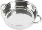 Oster Sangerfield 11-Inch Stainless Steel Everyday Cookware Pan with Steamer and Lid – Durable Nonstick Frying Skillet for Kitchen Cooking