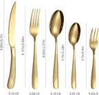 Hammered Silverware Set Gold Modern Stainless Steel Flatware for 4 Forks Knives and Spoons Party Dinning Utensils Elegant Creative Design Handle Festival Parties Everyday Use