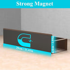 6 Pack Magnetic Spice Storage Rack Organizer for Refrigerator and Oven, Bronze Fridge Organizers and Storage