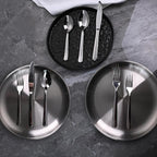 Silverware Set for 8, Prendcyx 40-Piece Heavy Duty Flatware Cutlery Set, 18/0 Food-Grade Stainless Steel Tableware Set, Dishwasher Safe for Home, Restaurant, Wedding, Party, Mirror Polished