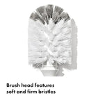 OXO Tot Bottle Brush with Nipple Cleaner and Stand, Gray