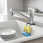 Kitchen Sink Accessory Sponge Holder (BLACK, XLARGE)