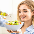 Dingion 12 Pcs Melamine White Serving Bowls 7'' x 5.3'' x 2.7'' 15 oz Oval Serving Dishes for Salad Pasta Fruit Cereal Dishwasher Dipping Ice Cream Dessert Display Garden Tea Camping Party Dinner