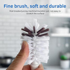 Long Handle Kitchen Cleaning Brush Set of 2, Long Handle Tableware Brush for Dishes, Sinks, pots, Pans, Long Handle Bottle Brush for Water Bottles, Glassware