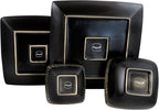 Elama’s Naina 16 Piece Double Bowl Stoneware Dinnerware Set