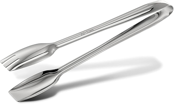 All-Clad Specialty Stainless Steel Kitchen Gadgets Serving Tongs Kitchen Tools, Kitchen Hacks Silver