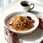8 Inch Ceramic Pasta Bowls 6 Pack, 32 Oz White Serving Bowls - Microwave, Dishwasher & Oven Safe, Shallow Soup Bowls for Salad, Pasta, Cereal