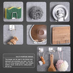 Sponge Holders for Kitchen Sink Adhesive Sponge Holder Sink Caddy Stainless Steel Rust Proof Waterproof, Quick Drying ﻿
