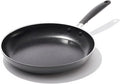 OXO 12” Non-Stick Every Day Frying Pan, BPA-Free Comfort Grip Silicone Handle, Dishwasher & Oven Safe, PFAS-Free Ceramic Skillet, Eggs & Omelets, Black