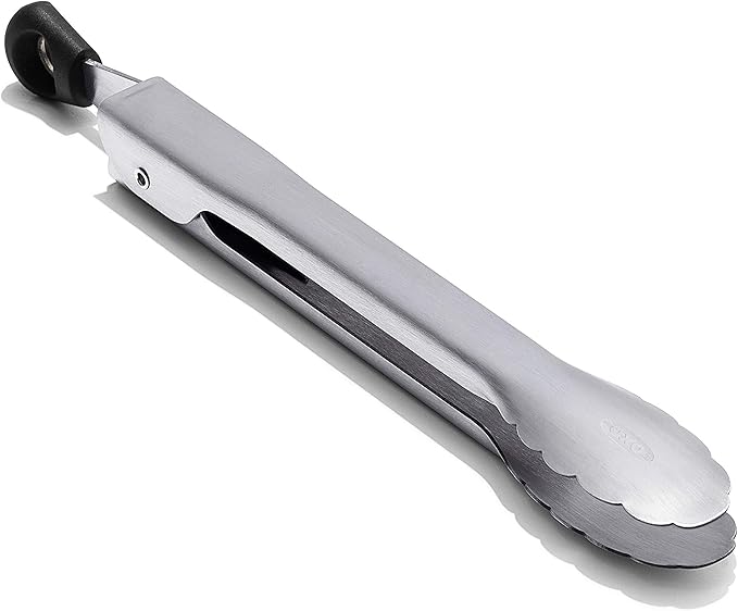 OXO Good Grips 7-Inch Mini Tongs, Stainless Steel