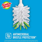 Scotch-Brite Glass and Water Bottle Brush, Long-Lasting Bristles, Safe On Multiple Types of Water Bottles, Baby Bottles, Vases, and More (Pack of 2)