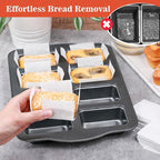 Webake 300pcs Unbleached Parchment Paper Mini Loaf Pan Liners Compatible with Wilton Mini Loaf Pan, Original Precut, Non Toxic Baking Papers for Banana Breads