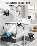 3D Printed Sponge Holder for Kitchen, Funny Sponge Holder, Drainable Scrub Stand Sponge Caddy, Cute Drying Rack Accessories for Kitchen Sink, Keeps Sink Dry and Organized