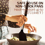 LeMuna Silicone Kitchen Utinsels Sets Heat Resistant Kitchen Utensils Set, Stainless Silicone Utensils Set for Nonstick Cookware, BPA Free, Dishwasher Safe