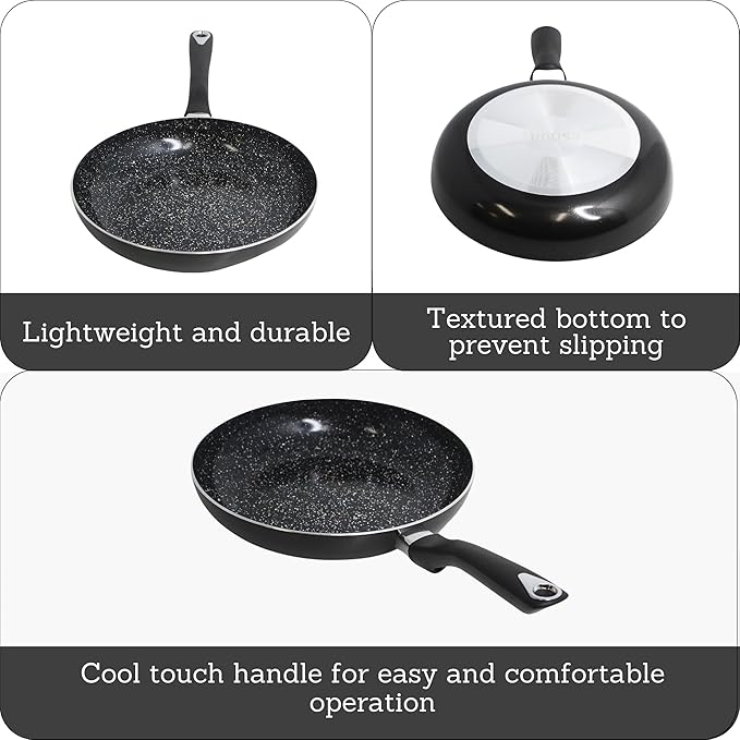 IMUSA 10” Bistro Ceramic Nonstick Fry Pan with Bakelite Handle