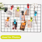 30 Pack Chip Clips Bag Clips, Multicolor Magnetic Clip for Food and Other Packages, Multipurpose Refrigerator Magnet Clip, Office Paper Clamps