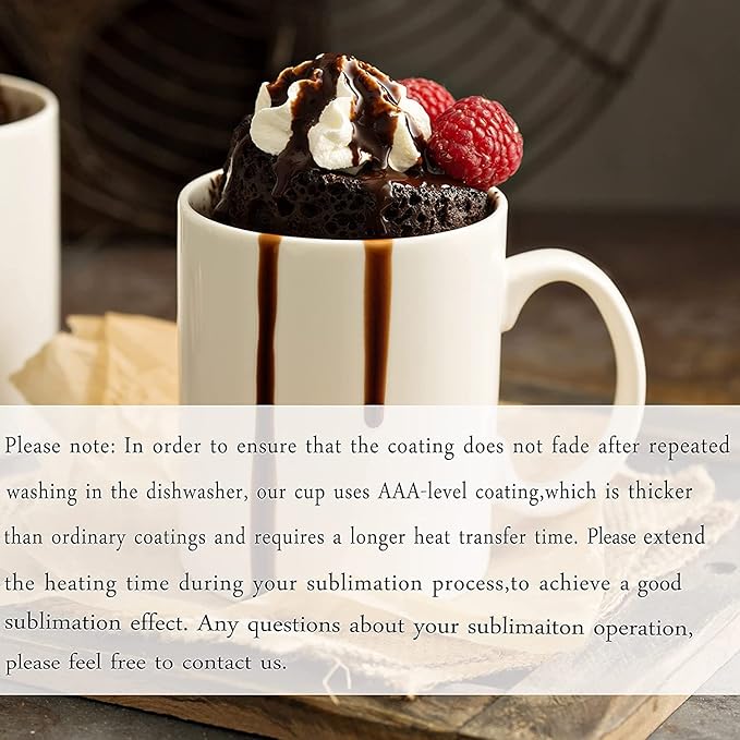 TANGLONG Sublimation Mugs 15 oz, Sublimation Blanks, Bulk Coffee Mugs,White Cups for Coffee,Latte, Soup, Milk, Hot Cocoa Set of 12