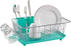 Farberware Classic Full Dishrack, 3-Piece, Aqua