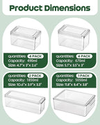 11 Pack Refrigerator Organizers and Storage, Stackable Fridge Organizer Bins, BPA-Free Clear Plastic Fruit Storage Containers for Fridge, Kitchen, Fruits, Drinks, Produce, Vegetable