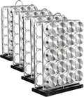 Amazon Basics 20 Jars Spice Organizer Rack, Silver (Pack of 4)