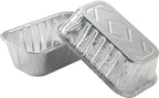 (50 Pack) 1Lb mini Loaf Pans Heavy Duty Disposable Aluminum Foil Bread Tins Standard Size 6" X 3.5" X 2.5" Oven Safe Sturdy Small Bread Tin Pans 1 Pound Loaf Pans