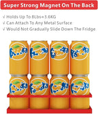 Magnetic Spice Rack For Refrigerator, Space Saving Magnetic Shelf For Fridge Red 4 Pack With Magnetic Paper Towel Holder