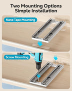 Nieifi Spice Organization for Cabinet-Vertical Spice Rack Pull Out-Spice Rack Organizer for Cabinet-8-1/4 inch Wide-Seasoning Kitchen Organizer-8.26" W x 10.6" D x 8.7" H-1 Pack-2 Tier