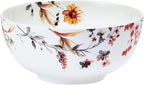 Mikasa Wildflower Bliss 12 Piece Floral Bone China Durable Chip Resistant Lightweight Dinnerware Set, Service for 4