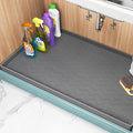 TigeJoy 28" x 22" Under Sink Mats for Kitchen Waterproof, Leak-Proof Silicone Mat Sink Protector and Cabinet Liner, Kitchen Essentials Organizer and Storage, Boot or Shoe Tray, Pet Feeding Mat