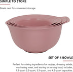 KitchenAid Universal Nesting Plastic Mixing Bowls, Set of 4, 1.5 quart, 2.5 quart, 3.5 quart, 4.5 quart