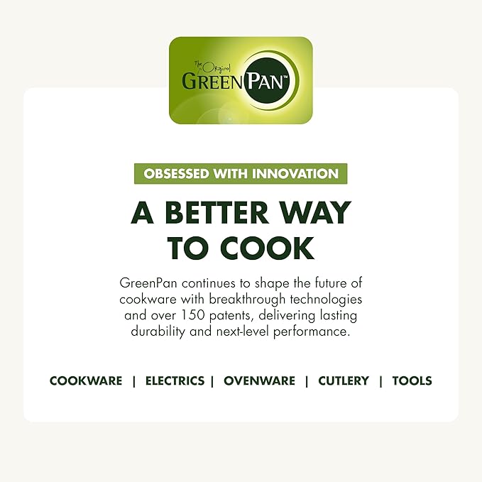 GreenPan Valencia Pro Tri-Ply Stainless Steel 10" Frying Pan Skillet, Induction Ready Cookware, All Cooktops, Sauce Pot, Mirror Finish, Dishwasher & Oven/Broiler Safe to 600F