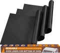 Oven Liners Mat for Bottom of Oven, 3 Pack Large Reusable Teflon for Bottom of Electric Oven Gas Oven Toaster Oven Microwave Stove Grill, 100% Non-Stick, BPA and PFOA Free, 23.62x15.75 in