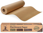 Unbleached 15 x 200 ft Parchment Baking Paper Roll - 250 Sq.Ft for Baking, Cooking, Grilling, Air Fryer and Steaming