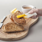 Zeal Duck Toast Tongs, White