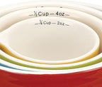Creative Co-Op Bowl Shaped Measuring Cups (Set of 4 Sizes)