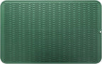 MicoYang Silicone Dish Drying Mat for Multiple Usage,Easy clean,Eco-friendly,Heat-resistant Silicone Mat for Kitchen Counter or Sink,Refrigerator or Drawer Liner Green 3XL 28 inches x 18 inches