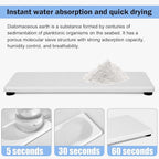 3PCS Stone Drying Tray, Water Absorbing Stone Tray for Sink, Stones Soap Trays, Fast Dry Diatomite Stones Mat,Used for Hand Soaps,Sponge,Toothbrush Holder in Bathroom Counter and Kitchen Sinks