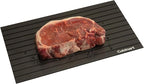 Cuisinart BBQ Defrosting Tray,Conductive Aluminum Rapid Thaw Plate for Frozen Meat,Quick Defrosting Tool Preserves Natural Flavors,NonStick Easy Clean Kitchen Gadget&Grilling Accessories,(Pack of 12)