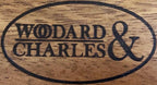 Woodard & Charles Set of 4 Wood Individual Salad Bowls, Snack Serving Bowls, 6 1/2" x 2 1/2"