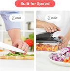 Fullstar The Original Pro Chopper - Vegetable Chopper and Mandoline Slicer, Food Chopper with Container, Fruit Cutter, Veggie Slicer, Kitchen Gadgets & Gifts, Home Essentials (6 in 1, Black)