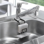 Kitchen Sink Accessory Sponge Holder (BLACK, XLARGE)