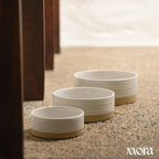 Mora Ceramic Pet Bowl Size Large - Food/Water Dish for Large Dogs, Cats, Great Dane, Mastiff, ect. 50oz or 8 Cups - Basic Bowls for Your Large Dog or Cat, Mix and Match for a Set - Oat