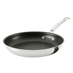 Hestan ProBond Luxe TITUM Nonstick Skillet, 11-Inch Professional Clad Stainless Steel, ProCore Tri-Ply Clad Construction, Polished Exterior, Induction & Oven Safe