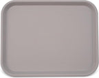Carlisle FoodService Products Cafe Plastic Fast Food Tray, 14" x 18", Gray