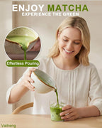 Matcha Whisk Set with Matcha Bowl, Matcha Whisk Holder Matcha Bamboo Whisks, Scoop, Sifter, Funny Gifts for Women Mom Her Girl Friend Home Kitchen Decor Gifts for Tea Enthusiasts Christmas
