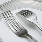 Premium 20 Piece Hammered Silverware Set with Smooth Edge, 18/10 Stainless Steel, Service for 4, Fine Flatware Set, Dishwaser Safe(20)