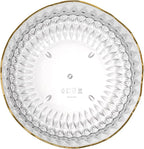 Frcctre 4 Pack 70 Ounce Small Clear Plastic Serving Bowls, 8 Inch Round Crystal Salad Mixing Bowl Disposable Plastic Catering Bowls for Party, Salad, Fruit, Snack, Chip, Popcorn