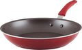 Rachael Ray Cook + Create Nonstick Frying Pan/Skillet, 12.5 Inch, Red