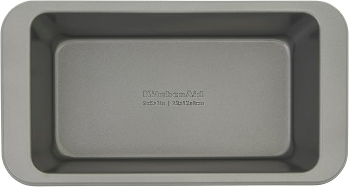 KitchenAid 9x5in Nonstick Aluminized Steel Loaf Pan, Contour Silver (Pack of 6)