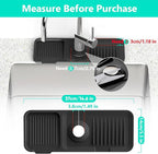 14.6'' Faucet Mat for Kitchen Sink [5°Slope Fast Self-draining] Kitchen Sink Splash Guard Silicone Kitchen Sink Faucet Mat Splash Guard for Kitchen Sink Area Tidy Splash Faucet Guard Draining Mat